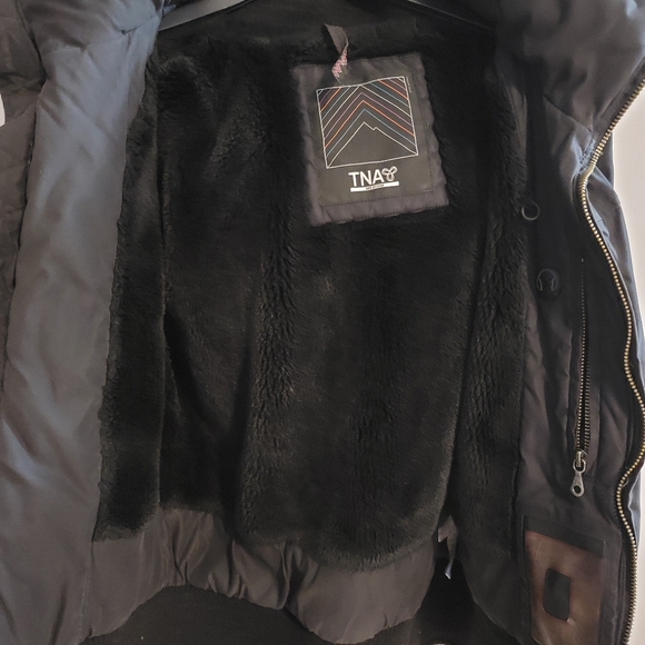 TNA Black bomber Jacket - Picture 4 of 7